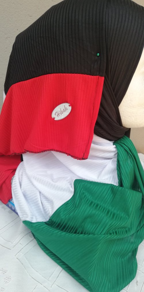 Palestine Rib Knitt  Scarves  - HS106 