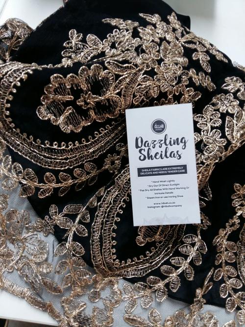Sultana gold lace sheila- [HS259] 