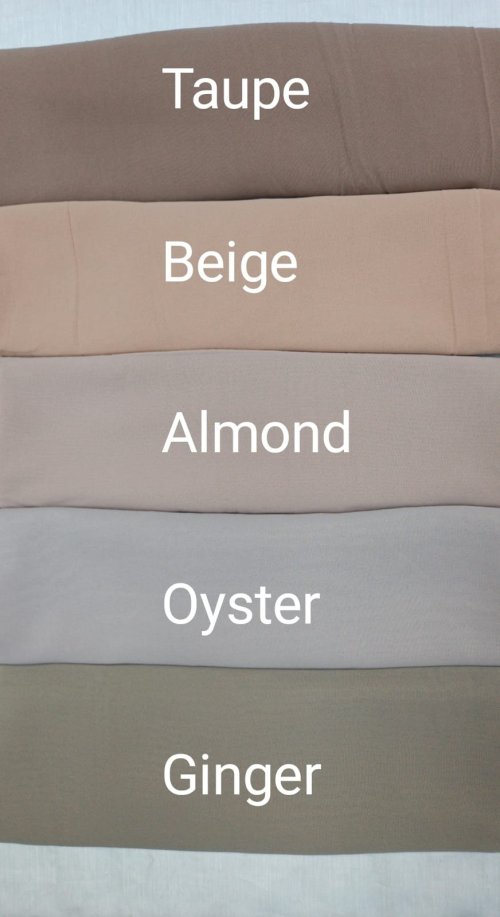 EVERYDAY BUDGET CHIFFON SCARF - (HS284) - LIGHT EARTHY SHADES 
