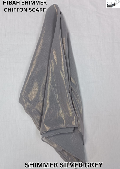 Shimmer Chiffon Scarf ( HS310 ) 