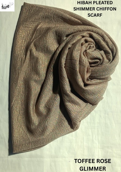 Pleated Shimmer Chiffon - HS012A 