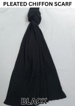 New Ombre 3 Tone Pleated Chiffon Scarf - HS309 